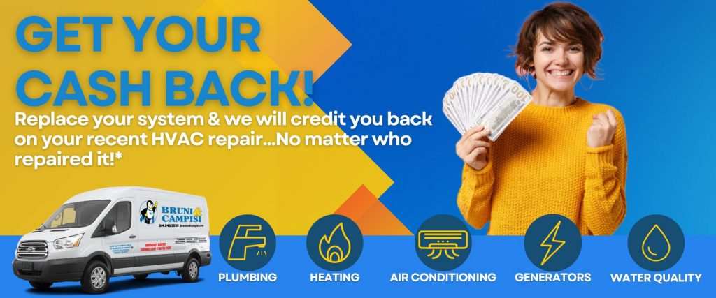 Get cash back with a heating install
